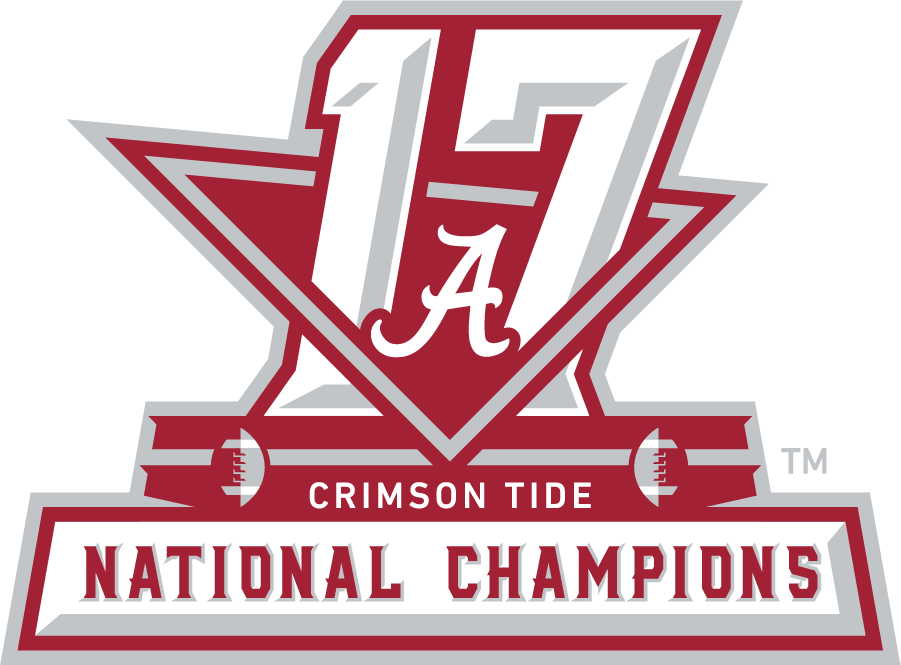 Alabama Crimson Tide 2017 Champion Logo iron on transfers for T-shirts